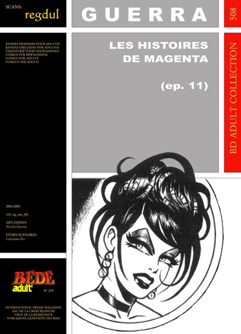 couverture du Bande Dessin&eacute;e [B&eacute;d&eacute; Adult 508] Nik Guerra & Celestino Pes &ndash; Les Histoires de Magenta #11 : La Reine des Garces
