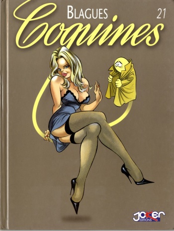couverture du Bande Dessin&eacute;e Blagues Coquines Volume 21 [French]