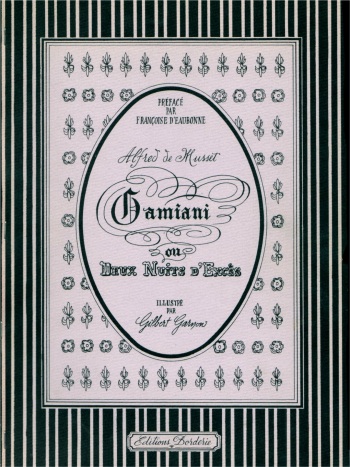 couverture du Bande Dessin&eacute;e [Gilbert Garnon] Gamiani (Alfred de Musset) French