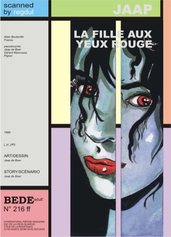 couverture du Bande Dessin&eacute;e [Jaap de Boer] La Fille Aux Yeux Rouges [French]