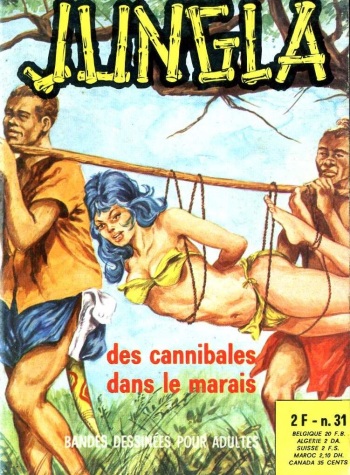 couverture du Bande Dessinée PFA – Jungla #31 Des cannibales des le marais