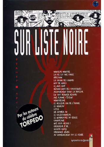 couverture du Bande Dessin&eacute;e Sur Liste Noire
