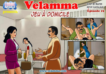 couverture du Bande Dessin&eacute;e Velamma &ndash; 019 &ndash; Jeu &agrave; domicile [French][Oasis-Scantrad]
