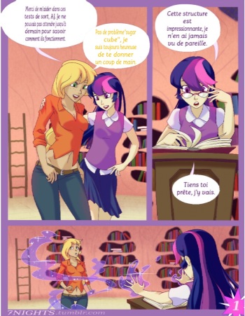 couverture du Bande Dessin&eacute;e [7nights] Tome of Erotic Fantasies (My Little Pony: Friendship is Magic) [French]