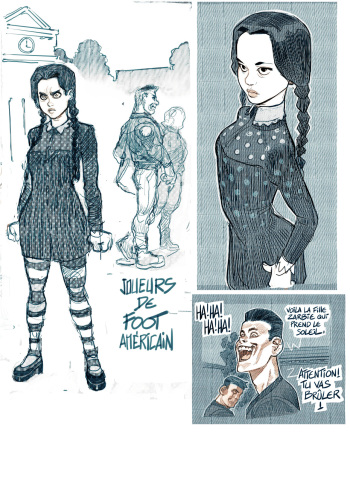 couverture du Bande Dessin&eacute;e A Wednesday Addams Comic