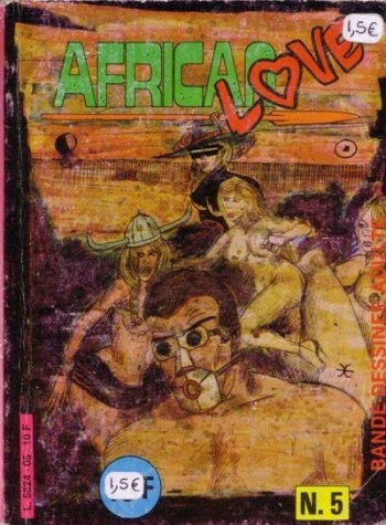 couverture du Bande Dessin&eacute;e African Love n.5 &ndash; L&rsquo;amazzone g&eacute;ant [French]