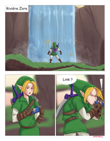 couverture du Bande Dessin&eacute;e [Afrobull] A Riverside Reunion (The Legend of Zelda) [French]