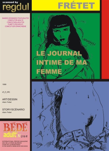 couverture du Bande Dessin&eacute;e Alain Fretet &ndash; Le Journal Intime De Ma Femme (French)