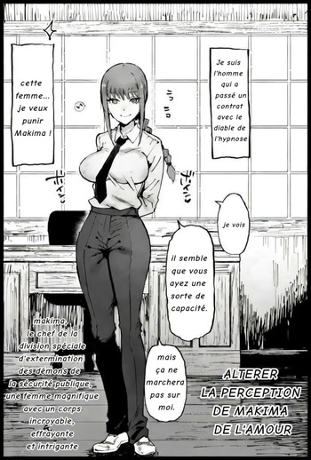 couverture du Doujinshi Altérer la perception de makima de l'amour