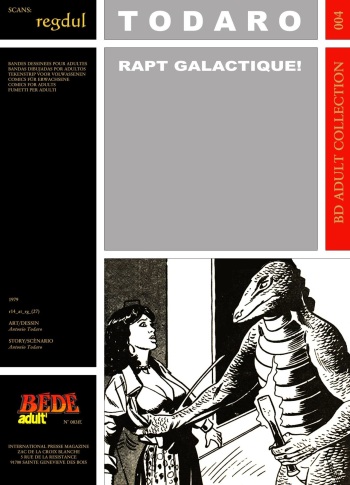couverture du Bande Dessin&eacute;e [Antonio Torado] Rapt Galactique [French]