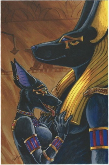 couverture du Bande Dessin&eacute;e Anubis_ Dark Desire (Anthology) part 4 (french) [O-S]