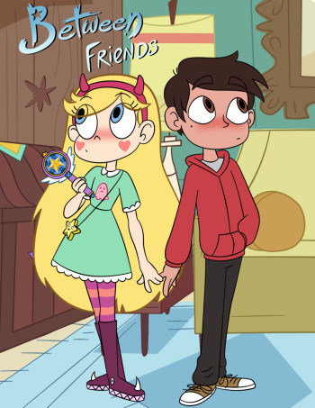 couverture du Bande Dessin&eacute;e [Area] Between Friends (Star vs. the Forces of Evil) [French]