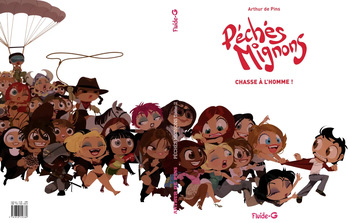 couverture du Bande Dessin&eacute;e [Arthur De Pins] P&eacute;ch&eacute;s mignons 2 &ndash; Chasse &agrave; l&acute;homme!  [French]
