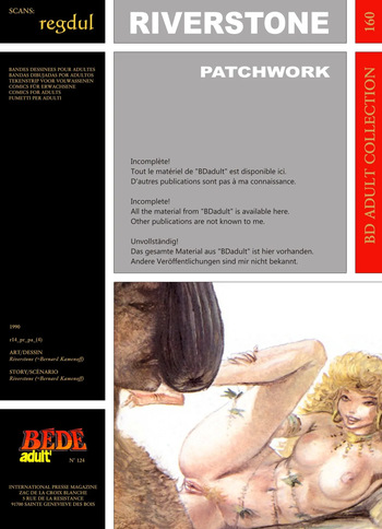 couverture du Bande Dessin&eacute;e [B&eacute;d&eacute; Adult 160] Peter Riverstone [= Bernard Kamenoff] &ndash; Patchwork