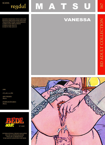 couverture du Bande Dessin&eacute;e [B&eacute;d&eacute; Adult 167] Matsu &ndash; Vanessa
