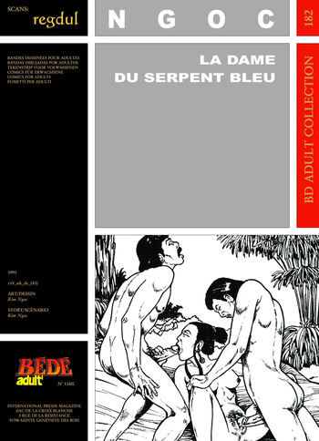 couverture du Bande Dessin&eacute;e [B&eacute;d&eacute; Adult 182] Kim Ngoc &ndash; La dame du serpent bleu