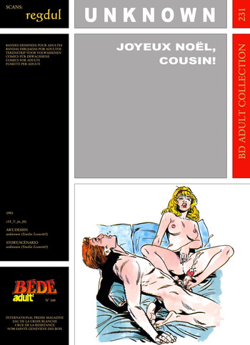 couverture du Bande Dessin&eacute;e [B&eacute;d&eacute; Adult 231] Dino Leonetti &ndash; Joyeux No&euml;l, Cousin !