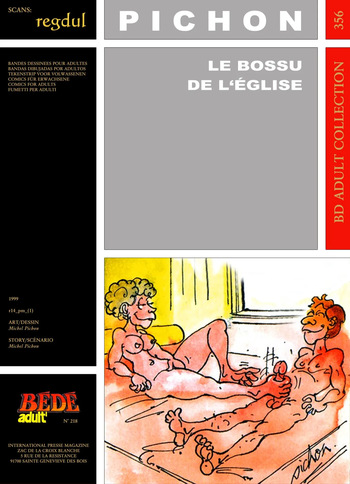 couverture du Bande Dessin&eacute;e [B&eacute;d&eacute; Adult 356] Michel Pichon &ndash; Le bossu de l&rsquo;&eacute;glise