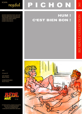 couverture du Bande Dessin&eacute;e [B&eacute;d&eacute; Adult 363] Michel Pichon &ndash; Hum ! C&rsquo;est bien bon !