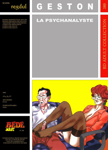 couverture du Bande Dessin&eacute;e [B&eacute;d&eacute; Adult 380] Geston &ndash; La Psychanalyste