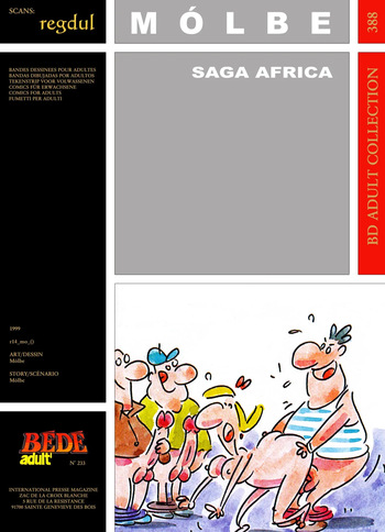 couverture du Bande Dessin&eacute;e [B&eacute;d&eacute; Adult 388] M&oacute;lbe &ndash; Saga Africa