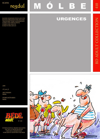 couverture du Bande Dessin&eacute;e [B&eacute;d&eacute; Adult 410] M&oacute;lbe &ndash; Urgences