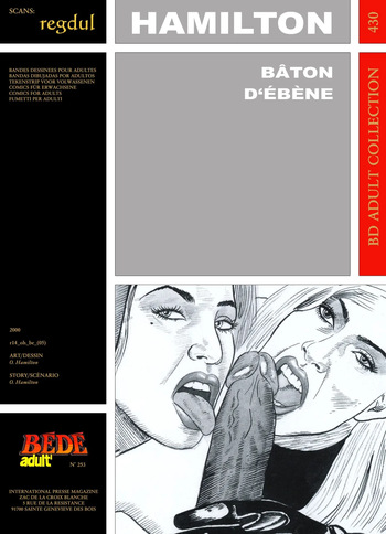 couverture du Bande Dessin&eacute;e [B&eacute;d&eacute; Adult 430] O. Hamilton &ndash; B&acirc;ton d&rsquo;&Eacute;b&egrave;ne