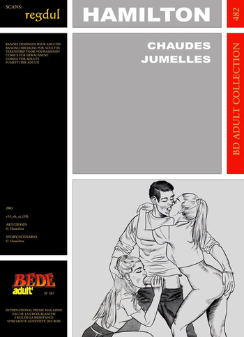 couverture du Bande Dessin&eacute;e [B&eacute;d&eacute; Adult 482] O. Hamilton &ndash; Chaudes jumelles