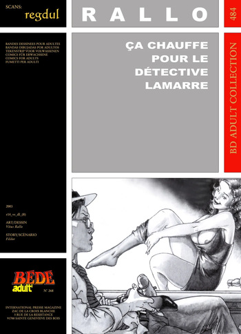 couverture du Bande Dessin&eacute;e [B&eacute;d&eacute; Adult 484] Vitus Rallo & Fildor &ndash; &Ccedil;a chauffe pour le D&eacute;tective Lamarre