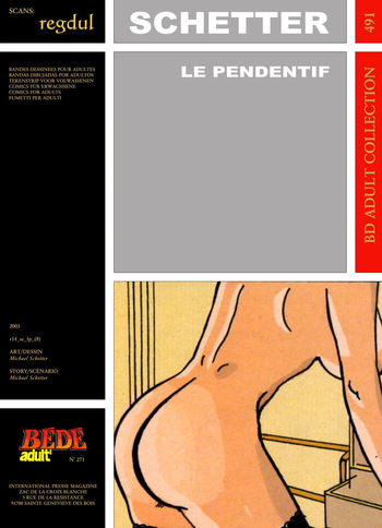 couverture du Bande Dessin&eacute;e [B&eacute;d&eacute; Adult 491] Michel Schetter &ndash; Le Pendentif