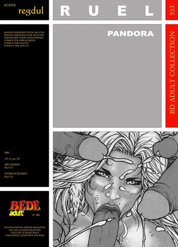 couverture du Bande Dessin&eacute;e [B&eacute;d&eacute; Adult 533] Ruel &ndash; Pandora