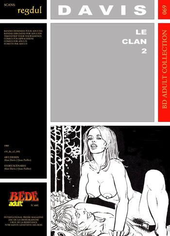 couverture du Bande Dessin&eacute;e [B&eacute;d&eacute; Adult 69] Alan Davis [= Jean Pailler] &ndash; Le clan #2