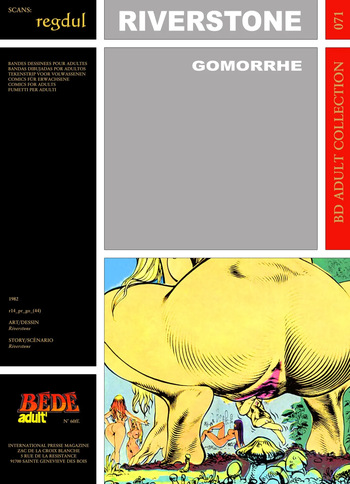 couverture du Bande Dessin&eacute;e [B&eacute;d&eacute; Adult 71] Peter Riverstone [= Bernard Kamenoff] &ndash; Gomorrhe