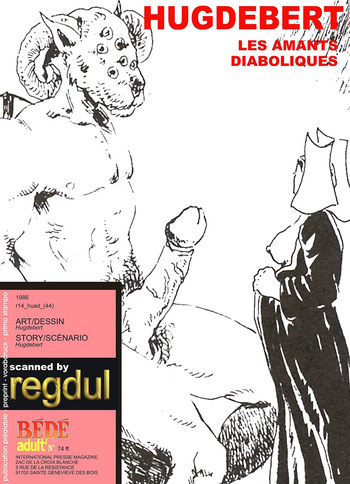 couverture du Bande Dessin&eacute;e [B&eacute;d&eacute; Adult 92] Hugdebert [= Guillaume Berteloot] &ndash; Les amants diaboliques