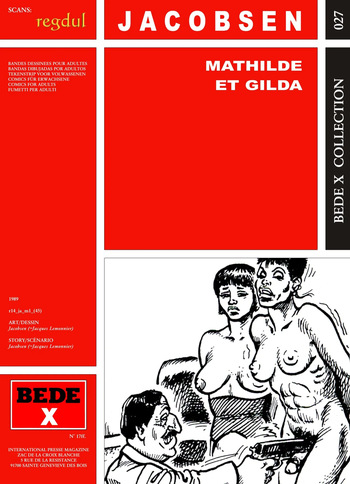 couverture du Bande Dessin&eacute;e [Bede X 27] Jacobsen [= Jacques Lemonnier] &ndash; Mathilde et Gilda