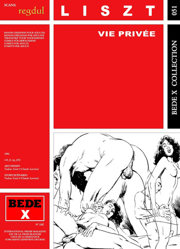 couverture du Bande Dessin&eacute;e [Bede X 51] Tadeus Liszt [= Mozart Couto] &ndash; Vie priv&eacute;e