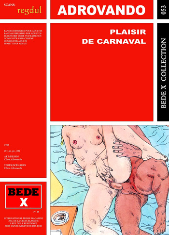 couverture du Bande Dessin&eacute;e [Bede X 53] Claro Adrovando &ndash; Plaisir de carnaval