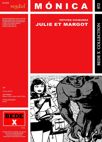 [Bede X 72] M&oacute;nica [= Jos&eacute; Antonio Calvo T&eacute;llez] & Beatriz [= Santiago Segura] &ndash; Petites vicieuses : Julie et Margot