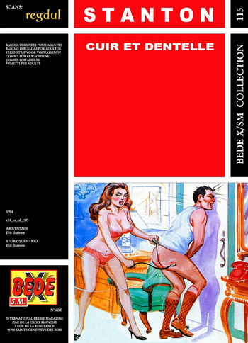couverture du Bande Dessin&eacute;e [B&eacute;d&eacute; X S.M. 115] Eric Stanton &ndash; Cuir et dentelle