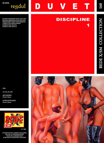 couverture du Bande Dessin&eacute;e [B&eacute;d&eacute; X S.M. 160] Xavier Duvet &ndash; Discipline #01