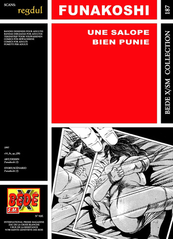 couverture du Bande Dessin&eacute;e [B&eacute;d&eacute; X S.M. 187] Funakoshi &ndash; Une salope bien punie