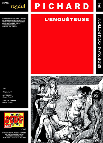 couverture du Bande Dessin&eacute;e [B&eacute;d&eacute; X S.M. 194] Georges Pichard &ndash; L&rsquo;Enqu&ecirc;teuse