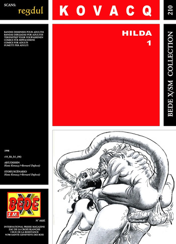 couverture du Bande Dessin&eacute;e [B&eacute;d&eacute; X S.M. 210] Hanz Kovacq [= Bernard Dufoss&eacute;] &ndash; Hilda #1