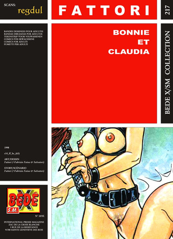 couverture du Bande Dessin&eacute;e [B&eacute;d&eacute; X S.M. 217] Fattori [= Fabrizio Faina + Mauro Salvatori] &ndash; Bonnie et Claudia