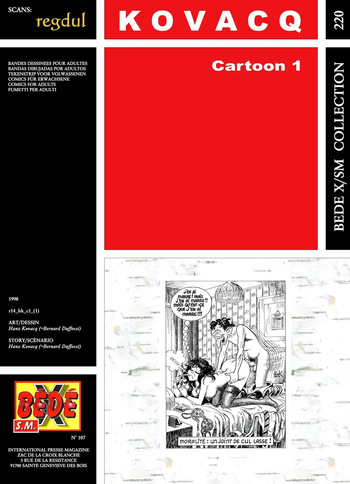 couverture du Bande Dessin&eacute;e [B&eacute;d&eacute; X S.M. 220] Hanz Kovacq [= Bernard Dufoss&eacute;] &ndash; Cartoon #1