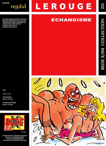 couverture du Bande Dessin&eacute;e [B&eacute;d&eacute; X S.M. 223] Jacques Lerouge &ndash; Echangisme