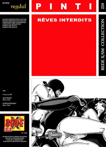 couverture du Bande Dessin&eacute;e [B&eacute;d&eacute; X S.M. 224] Marco Pinti &ndash; R&ecirc;ves interdits