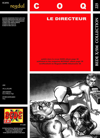 couverture du Bande Dessin&eacute;e [B&eacute;d&eacute; X S.M. 225] Bruno Coq [= Pitek] &ndash; Le Directeur