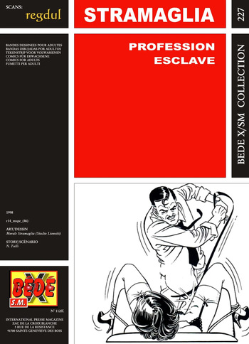 couverture du Bande Dessin&eacute;e [B&eacute;d&eacute; X S.M. 227] Stramaglia Morale & N. Tulli &ndash; Profession Esclave