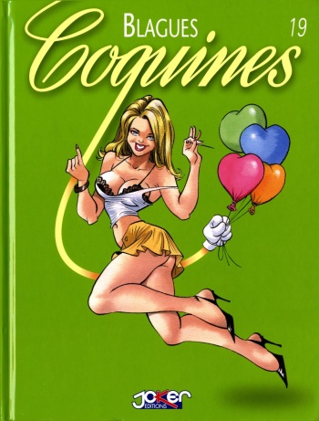 couverture du Bande Dessin&eacute;e Blagues Coquines #19 [French]